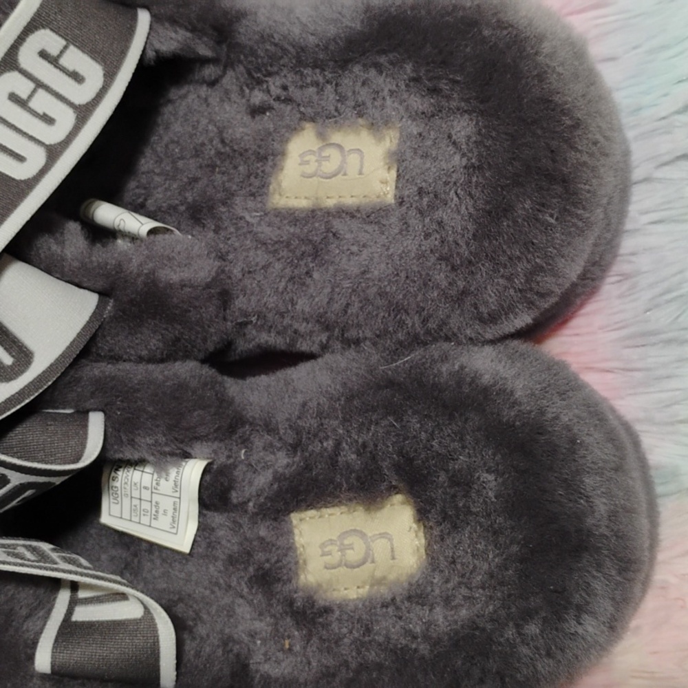 Nwot Authentic Ugg Fluff Yeah Fuzzy Slippers Sz.1… - image 6